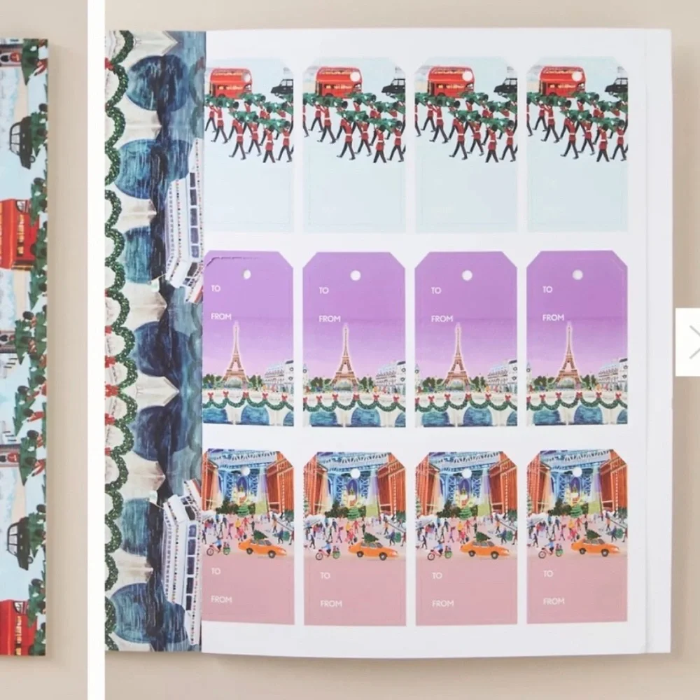Anthropologie Home for the Holidays Wrapping Paper Book - Multicolor